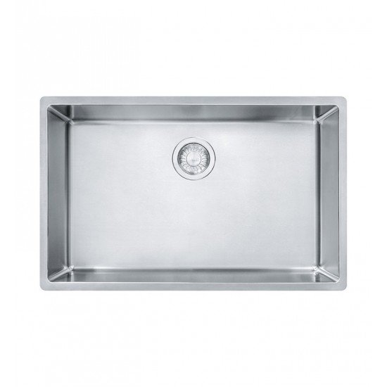 Franke CUX11025 Cube 25" Single Basin Undermount Stainless Steel Kitchen Sink