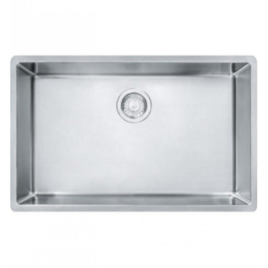 Franke CUX11027-ADA Cube 28 1/2" Single Bowl Undermount Stainless Steel Kitchen Sink