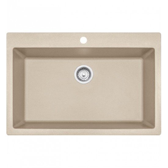 Franke DIG61091 Primo 33" Single Basin Undermount/Drop In Granite Kitchen Sink from Home Collection