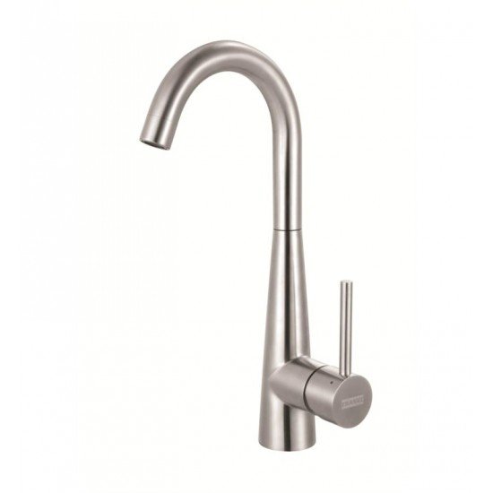 Franke FFB3450 Steel High Arch Bar Kitchen Faucet in Stainless Steel