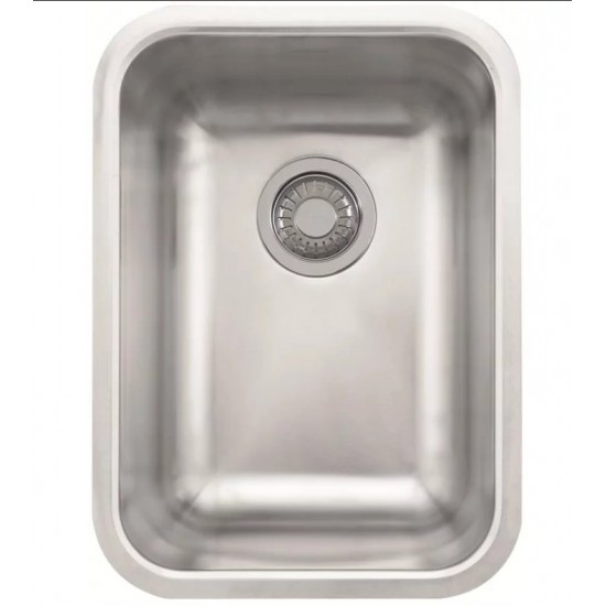 Franke GDX11012 Grande 13 3/4" Single Basin Undermount Stainless Steel Kitchen Sink