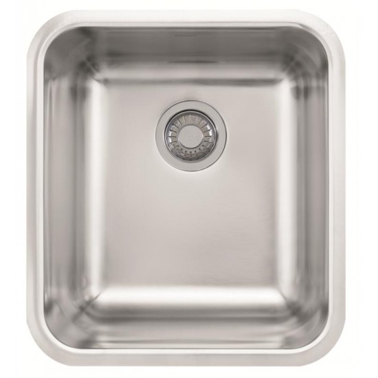 Franke GDX11015 Grande 16 3/4" Single Basin Undermount Stainless Steel Kitchen Sink