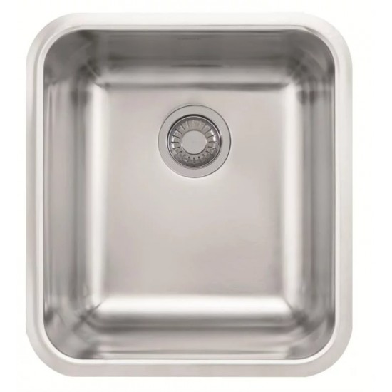 Franke GDX11018 Grande 19 3/4" Single Basin Undermount Stainless Steel Kitchen Sink