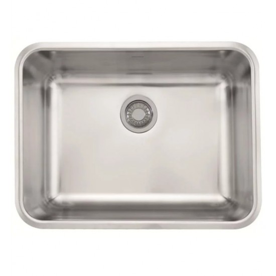 Franke GDX11023 Grande 24 3/4" Single Basin Undermount Stainless Steel Kitchen Sink