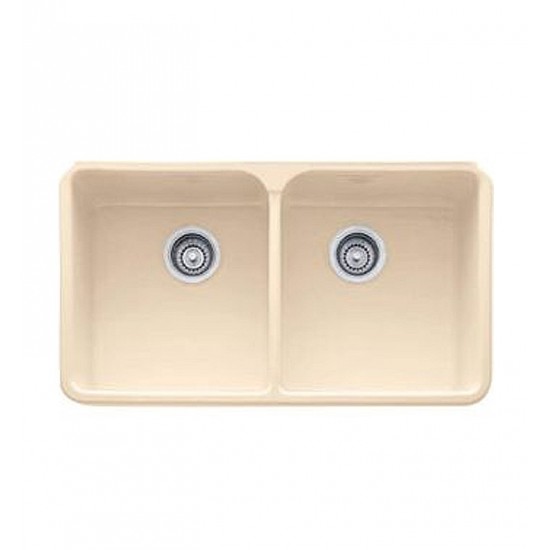 Franke MHK720-31 Manor House 31 1/4" Double Basin Apron Front Fireclay Kitchen Sink