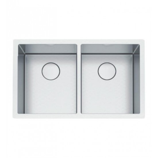 Franke PS2X120-14-14 Professional 2.0 31 1/2" Double Bowl Undermount Stainless Steel Kitchen Sink