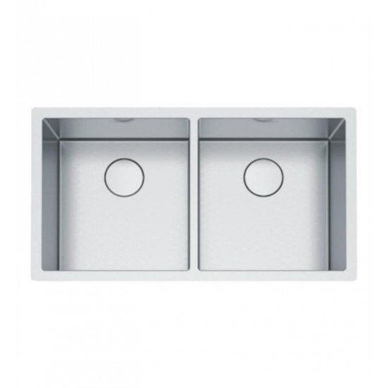 Franke PS2X120-16-16 Professional 2.0 35 1/2" Double Bowl Undermount Stainless Steel Kitchen Sink