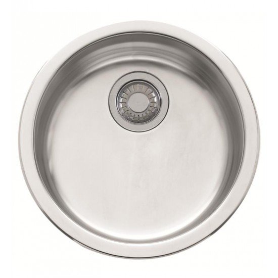 Franke RBX-110 Rotondo 17 1/8" Stainless Steel Single Basin Undermount Kitchen Sink