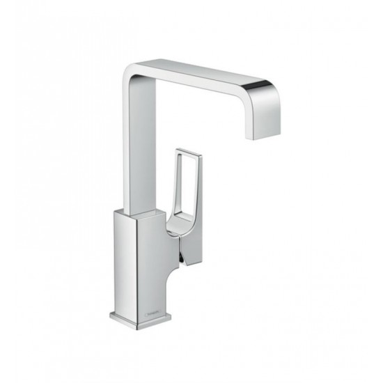 Hansgrohe 74511 Metropol 6 1/2" Single Hole Bathroom Sink Faucet with Loop Handle