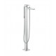 Hansgrohe 74532 Metropol 9 1/4" Freestanding Tub Filler Trim with Loop Handle