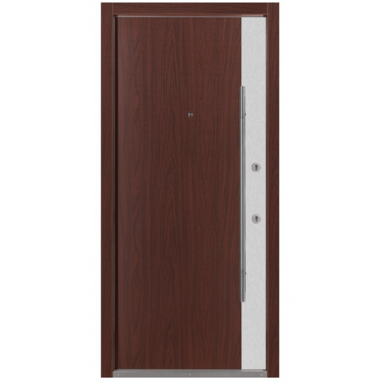 Nova Inox S3 Mahogany Exterior Door