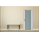 Nova Triplex 001 White Wood Lacquered Modern Interior Door