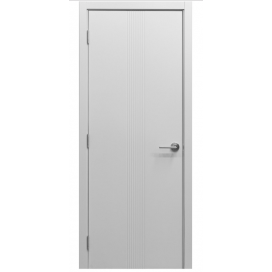 Nova M-34 White Ash Laminated Modern Interior Door