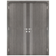 Nova Triplex 002 White Wood Lacquered Modern Interior Door