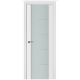 Nova Triplex 007 White Wood Lacquered Modern Interior Door
