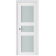 Nova Triplex 029 White Wood Lacquered Modern Interior Door