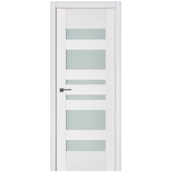 Nova Triplex 034 White Wood Lacquered Modern Interior Door