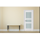Nova Triplex 039 White Wood Lacquered Modern Interior Door