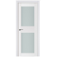 Nova Triplex 043 White Wood Lacquered Modern Interior Door