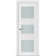 Nova Triplex 044 White Wood Lacquered Modern Interior Door