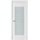 Nova Triplex 048 White Wood Lacquered Modern Interior Door