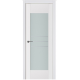 Nova Triplex 052 White Wood Lacquered Modern Interior Door