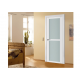 Nova Triplex 066 White Wood Lacquered Modern Interior Door
