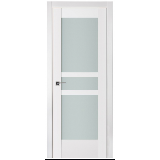 Nova Triplex 070 White Wood Lacquered Modern Interior Door