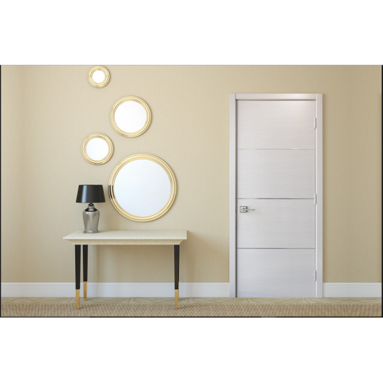 Nova HG-008 White Wenge Laminated Modern Interior Door