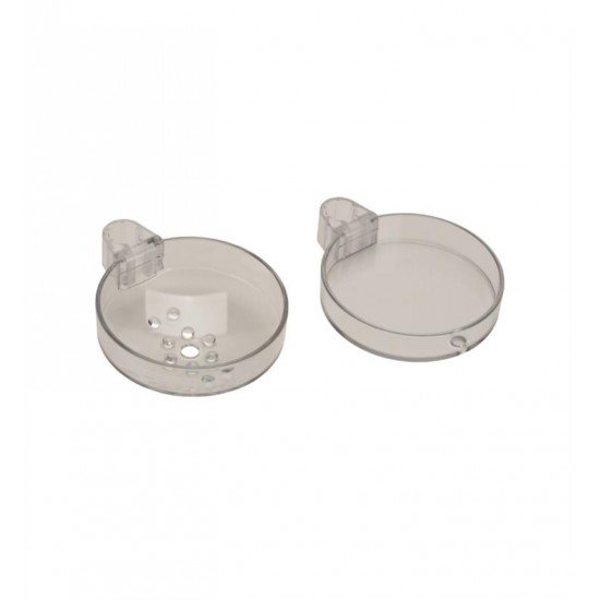 Hansgrohe 28675000 Cassetta S 5 1/2" Double Soap Dish in Clear
