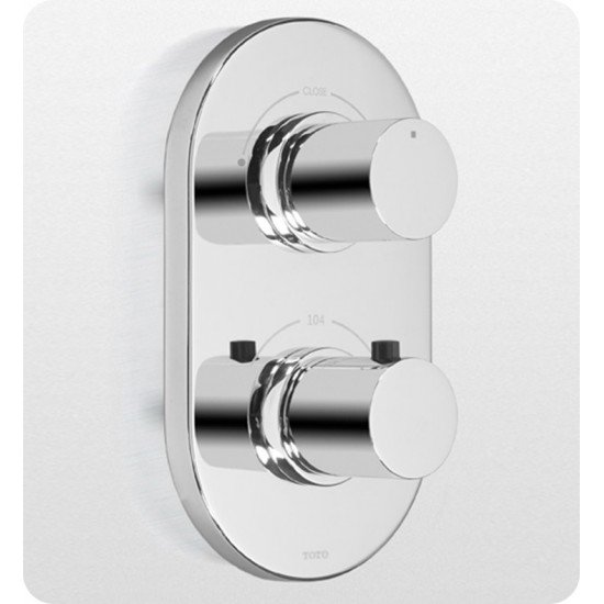 TOTO TS794D Nexus® Thermostatic Mixing Valve Trim with Dual Volume Control