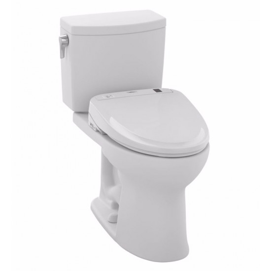 TOTO MW454584CUFG#01 Drake II 1G Two-Piece Elongated Toilet with 1.0 GPF Single Flush and S350e Connect+ Washlet