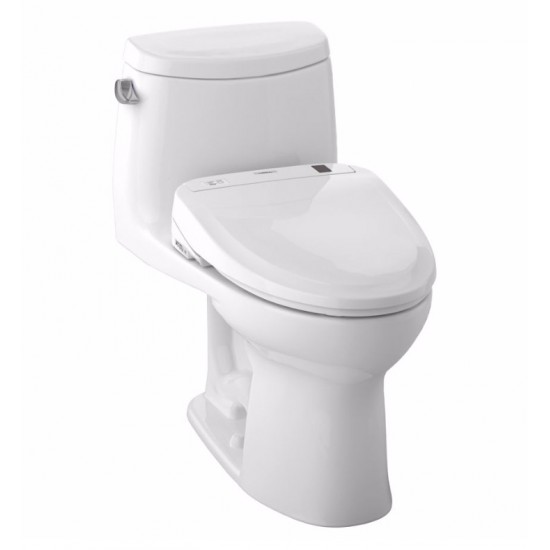 TOTO MW604584CEFG#01 UltraMax II One-Piece Elongated Bowl with 1.28 GPF Single Flush and S350e Connect+ Washlet