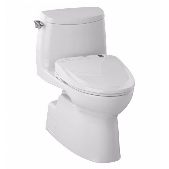 TOTO MW614574CUFG#01 Carlyle II 1G One-Piece Elongated Bowl with 1.0 GPF Single Flush and S300e Connect+ Washlet