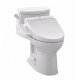 TOTO CST614CEFGT20#01 Carlyle II One-Piece Connect+ Elongated Bowl with 1.28 GPF Single Flush