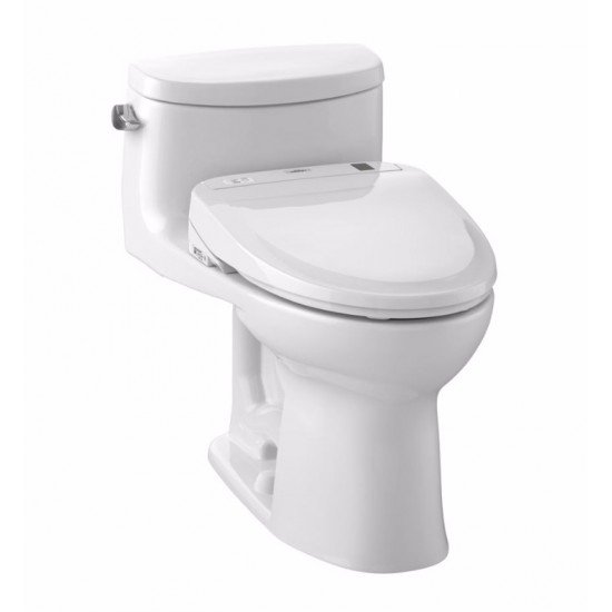 TOTO MW634584CEFG#01 Supreme II One-Piece Elongated Bowl with 1.28 GPF Single Flush and S350e Connect+ Washlet