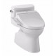 TOTO MW6442034CEFG#01 Carolina II One-Piece Elongated Bowl with 1.28 GPF Single Flush and C100 Connect+ Washlet