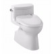 TOTO MW644574CEFG#01 Carolina II One-Piece Elongated Bowl with 1.28 GPF Single Flush and S300e Connect+ Washlet