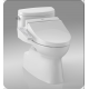 TOTO MW6342034CEFG#01 Supreme II One-Piece Elongated Bowl with 1.28 GPF Single Flush and C100 Connect+ Washlet