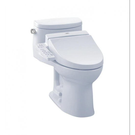 TOTO CST634CEFGT20#01 Supreme II One-Piece Connect+ Elongated Bowl with 1.28 GPF Single Flush