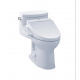 TOTO CST604CEFGT20#01 UltraMax II One-Piece Connect+ Elongated Bowl with 1.28 GPF Single Flush