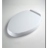 TOTO SS204#01 SoftClose Oval Closed-Front Toilet Seat and Lid in White