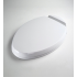 TOTO SS204#11 SoftClose Oval Closed-Front Toilet Seat and Lid in Colonial White