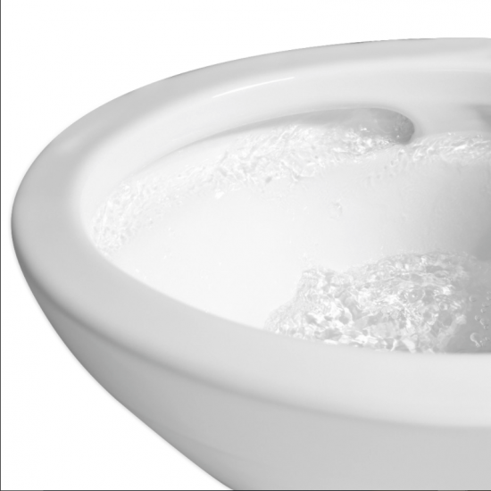 TOTO MW604584CEFG#01 UltraMax II One-Piece Elongated Bowl with 1.28 GPF Single Flush and S350e Connect+ Washlet