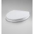 TOTO SS113#11 SoftClose Round Closed-Front Toilet Seat and Lid in Colonial White