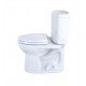 TOTO CST453CEF Drake II Two-Piece Round Toilet with 1.28 GPF Single Flush