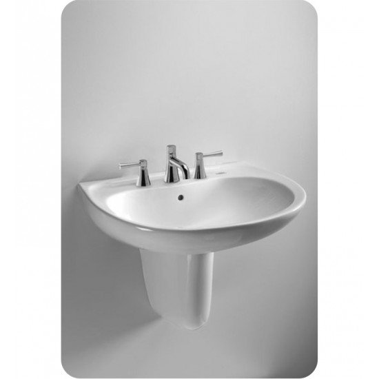 TOTO LHT241G Supreme® Wall Mount Lavatory - with SanaGloss®