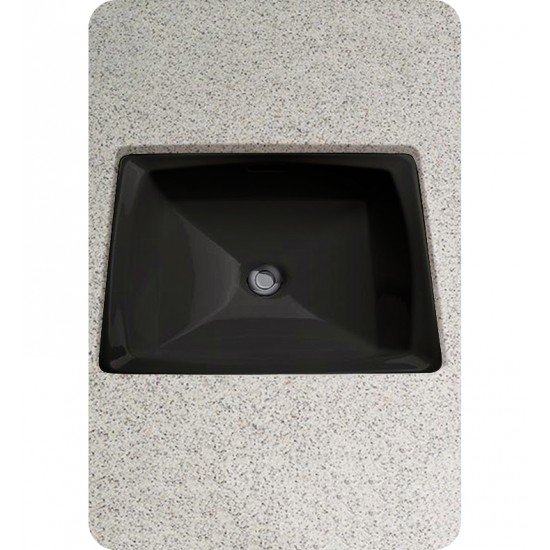 TOTO LT491 Connelly™ Undercounter ADA Lavatory Sink in Ebony Black