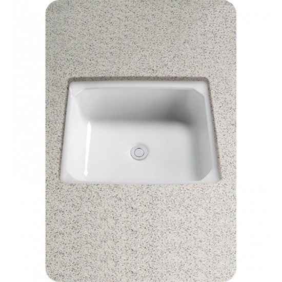 TOTO LT973G Guinevere® Undercounter Lavatory, with SanaGloss - ADA