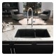 Blanco 441312 Performa 33" Medium Double Bowl Undermount Silgranit Kitchen Sink in Anthracite